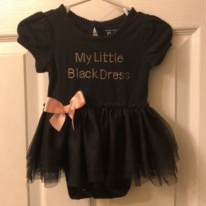 3-6 month black tutu baby dress